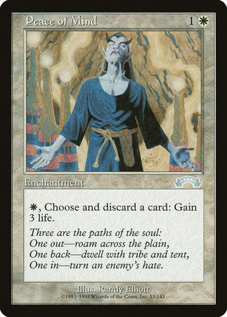 Peace of Mind [Exodus] | Jomio and Rueliete's Cards and Comics