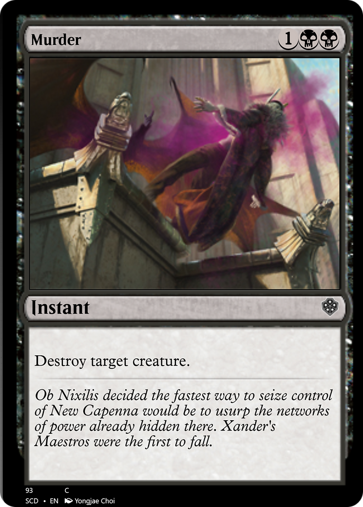 Murder [Starter Commander Decks] | Jomio and Rueliete's Cards and Comics