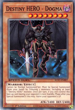 Destiny HERO - Dogma [SGX1-ENB07] Common | Jomio and Rueliete's Cards and Comics