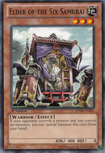 Elder of the Six Samurai [SDWA-EN021] Common | Jomio and Rueliete's Cards and Comics