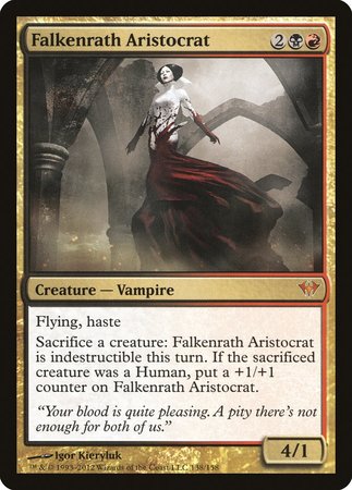 Falkenrath Aristocrat [Dark Ascension] | Jomio and Rueliete's Cards and Comics