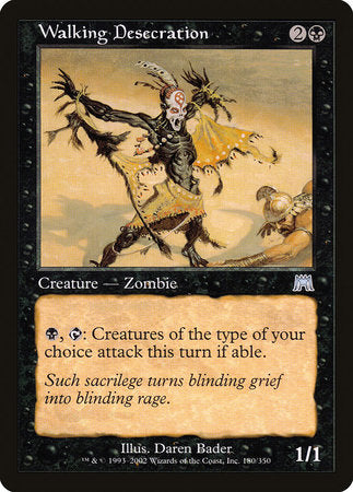Walking Desecration [Onslaught] | Jomio and Rueliete's Cards and Comics
