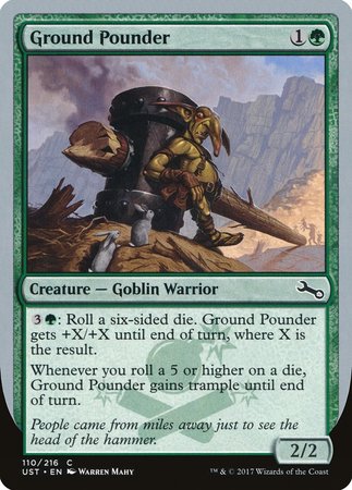 Ground Pounder [Unstable] | Jomio and Rueliete's Cards and Comics