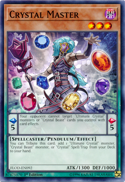 Crystal Master [FLOD-EN092] Common | Jomio and Rueliete's Cards and Comics