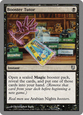 Booster Tutor [Unhinged] | Jomio and Rueliete's Cards and Comics
