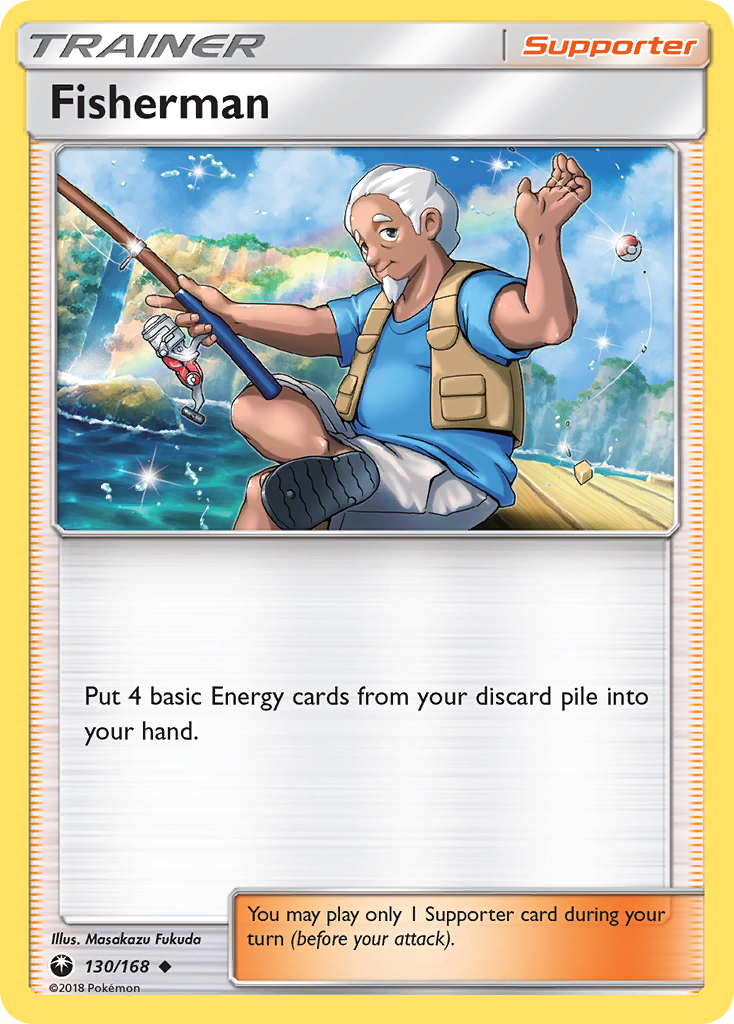 Fisherman (130/168) [Sun & Moon: Celestial Storm] | Jomio and Rueliete's Cards and Comics