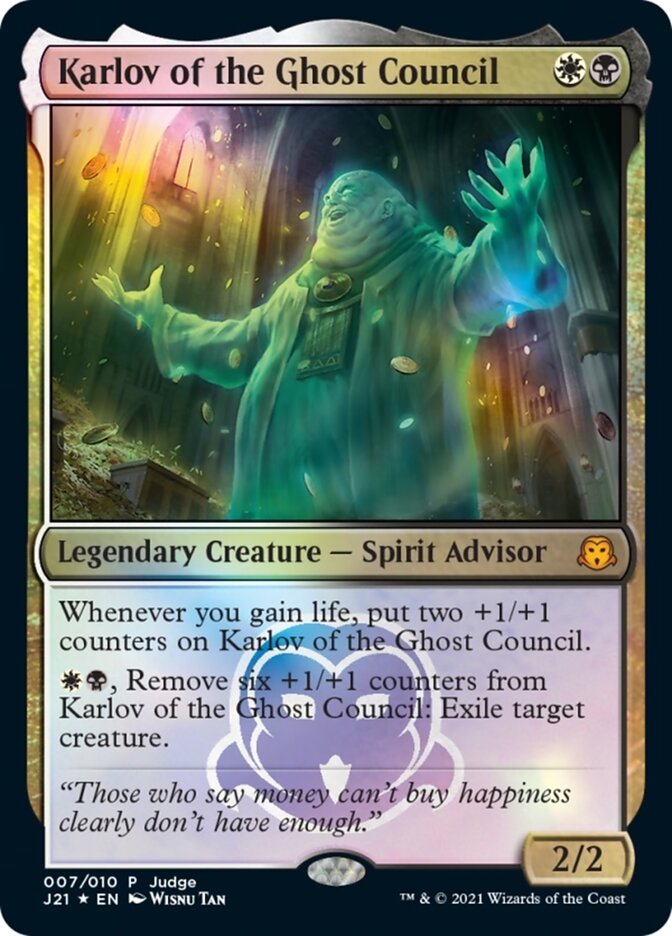 Karlov of the Ghost Council [Judge Gift Cards 2021] | Jomio and Rueliete's Cards and Comics