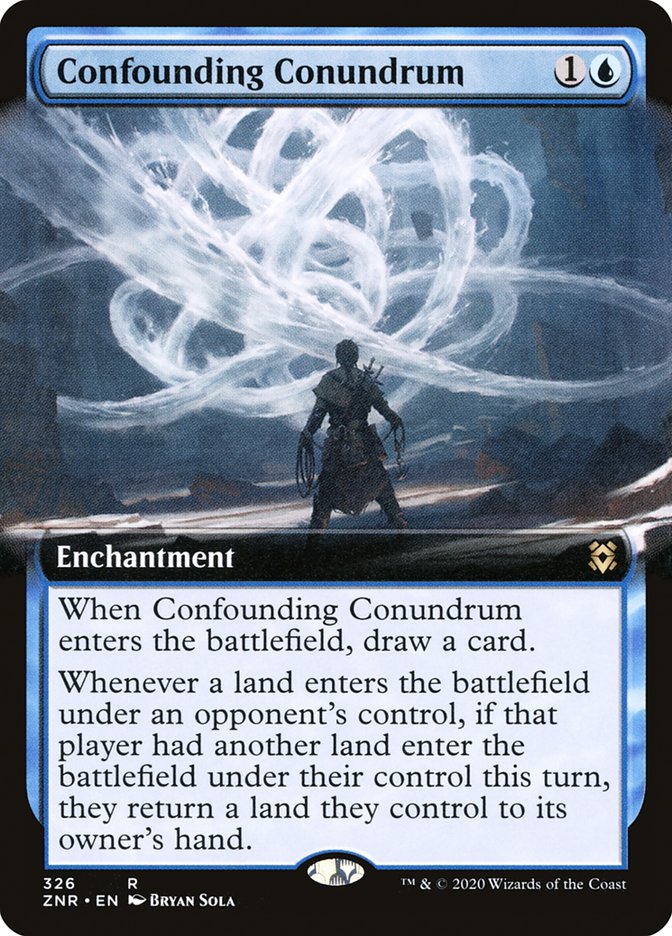 Confounding Conundrum (Extended Art) [Zendikar Rising] | Jomio and Rueliete's Cards and Comics