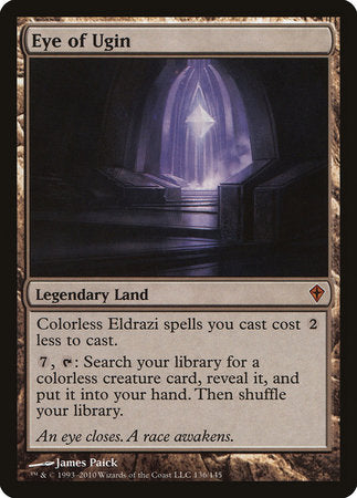 Eye of Ugin [Worldwake] | Jomio and Rueliete's Cards and Comics