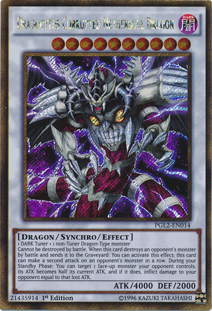 Dragocytos Corrupted Nethersoul Dragon [PGL2-EN014] Gold Secret Rare | Jomio and Rueliete's Cards and Comics