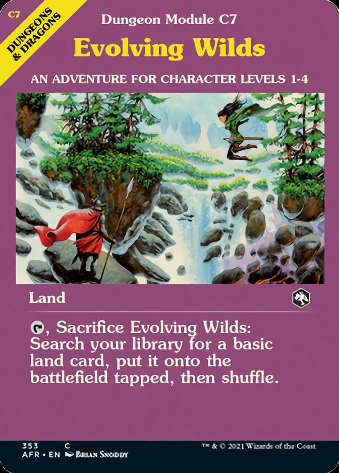 Evolving Wilds (Dungeon Module) [Dungeons & Dragons: Adventures in the Forgotten Realms] | Jomio and Rueliete's Cards and Comics