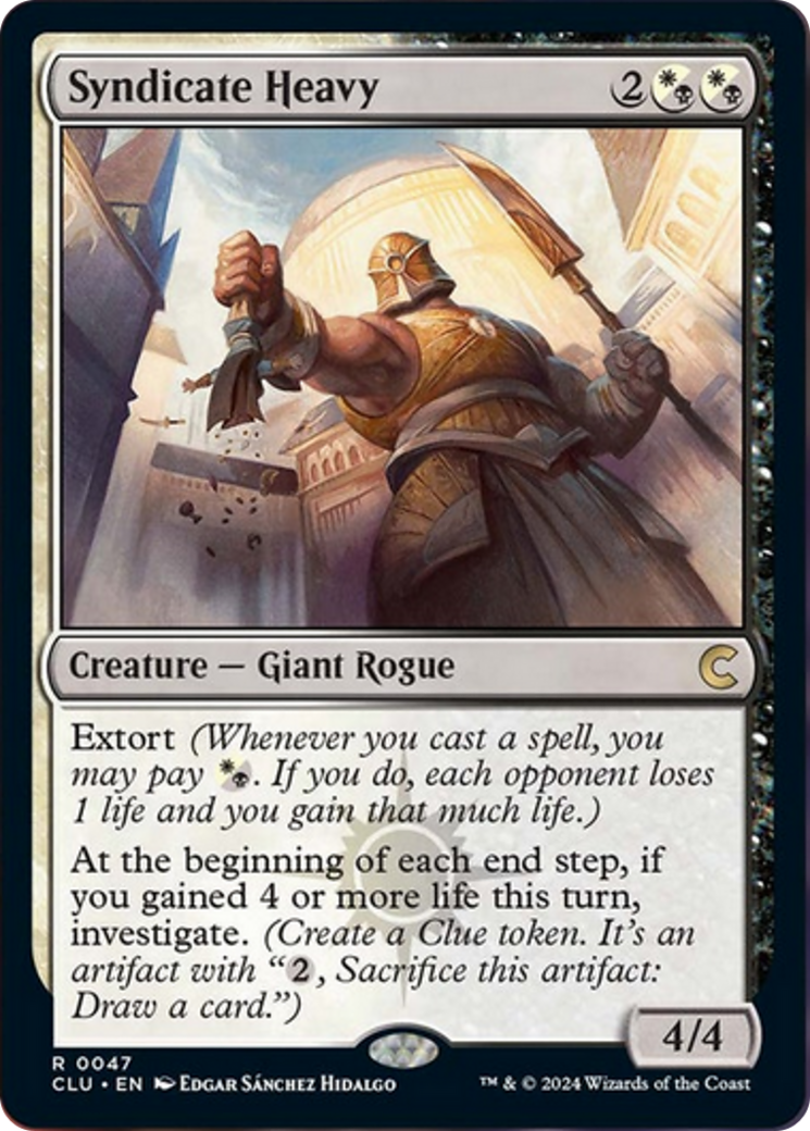 Syndicate Heavy [Ravnica: Clue Edition] | Jomio and Rueliete's Cards and Comics