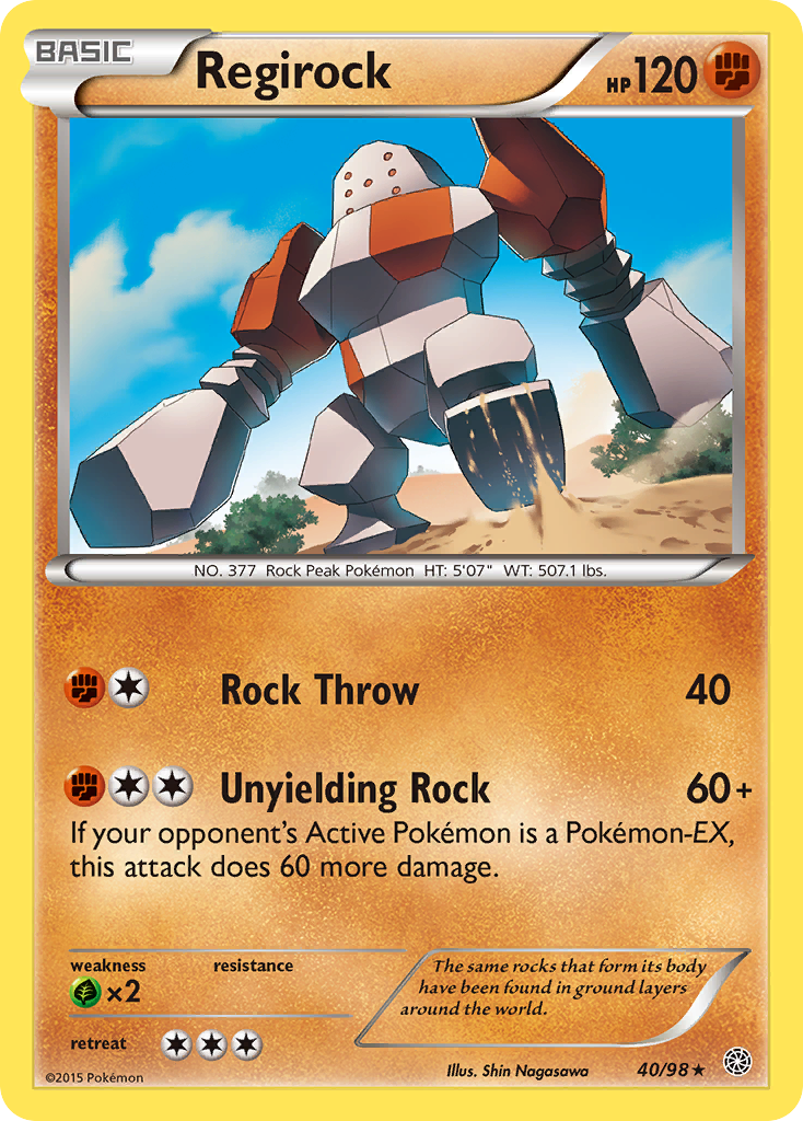 Regirock (40/98) [XY: Ancient Origins] | Jomio and Rueliete's Cards and Comics