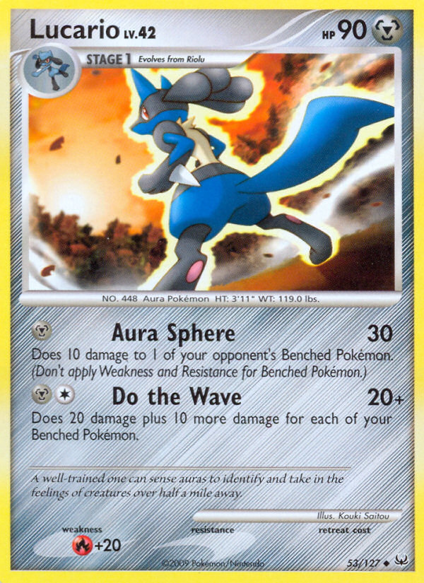 Lucario (53/127) [Platinum: Base Set] | Jomio and Rueliete's Cards and Comics