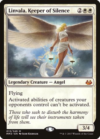 Linvala, Keeper of Silence [Modern Masters 2017] | Jomio and Rueliete's Cards and Comics
