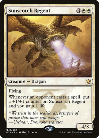 Sunscorch Regent [Dragons of Tarkir] | Jomio and Rueliete's Cards and Comics
