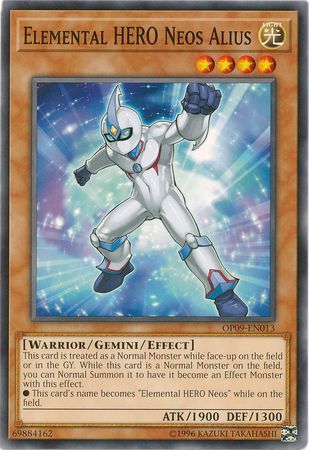 Elemental HERO Neos Alius [OP09-EN013] Common | Jomio and Rueliete's Cards and Comics