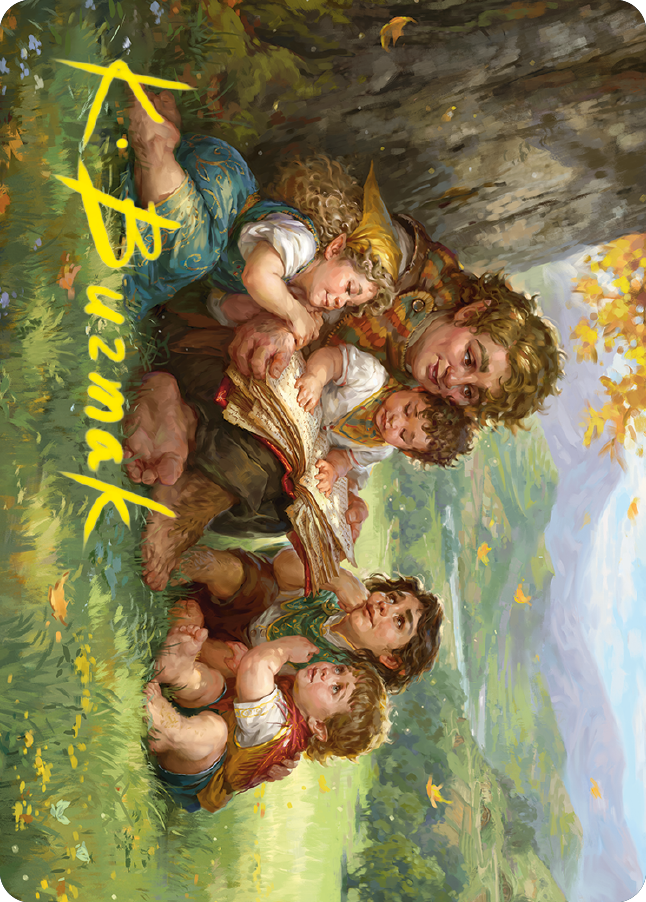 Samwise Gamgee Art Card (19/81) (Gold-Stamped Signature) [The Lord of the Rings: Tales of Middle-earth Art Series] | Jomio and Rueliete's Cards and Comics