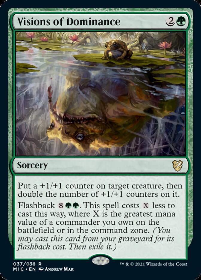 Visions of Dominance [Innistrad: Midnight Hunt Commander] | Jomio and Rueliete's Cards and Comics