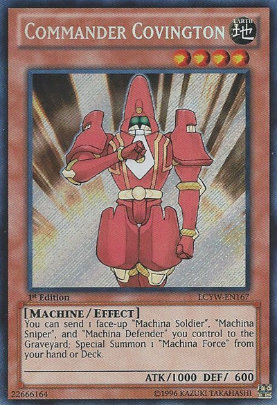 Commander Covington [LCYW-EN167] Secret Rare | Jomio and Rueliete's Cards and Comics