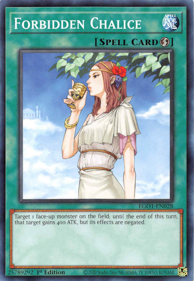 Forbidden Chalice [EGO1-EN028] Common | Jomio and Rueliete's Cards and Comics