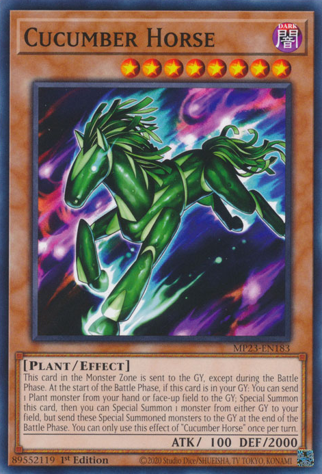 Cucumber Horse [MP23-EN183] Common | Jomio and Rueliete's Cards and Comics