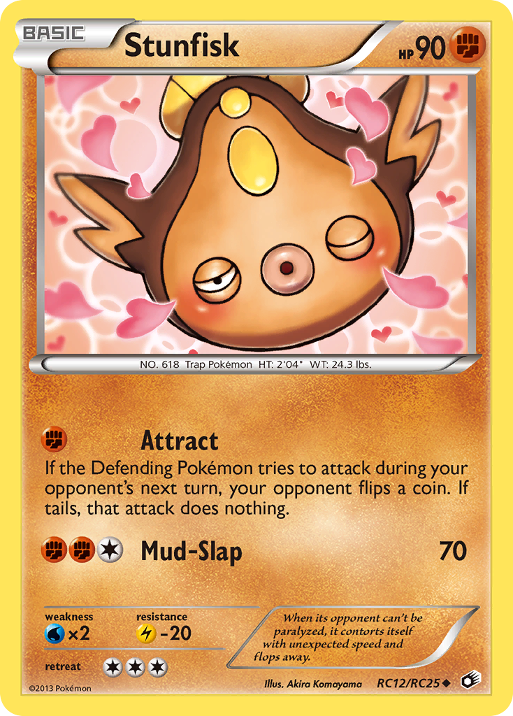 Stunfisk (RC12/RC25) [Black & White: Legendary Treasures] | Jomio and Rueliete's Cards and Comics