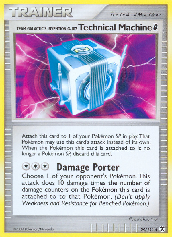 Team Galactic's Invention G-107 Technical Machine (95/111) [Platinum: Rising Rivals] | Jomio and Rueliete's Cards and Comics