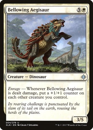 Bellowing Aegisaur [Ixalan] | Jomio and Rueliete's Cards and Comics