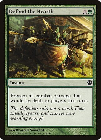 Defend the Hearth [Theros] | Jomio and Rueliete's Cards and Comics