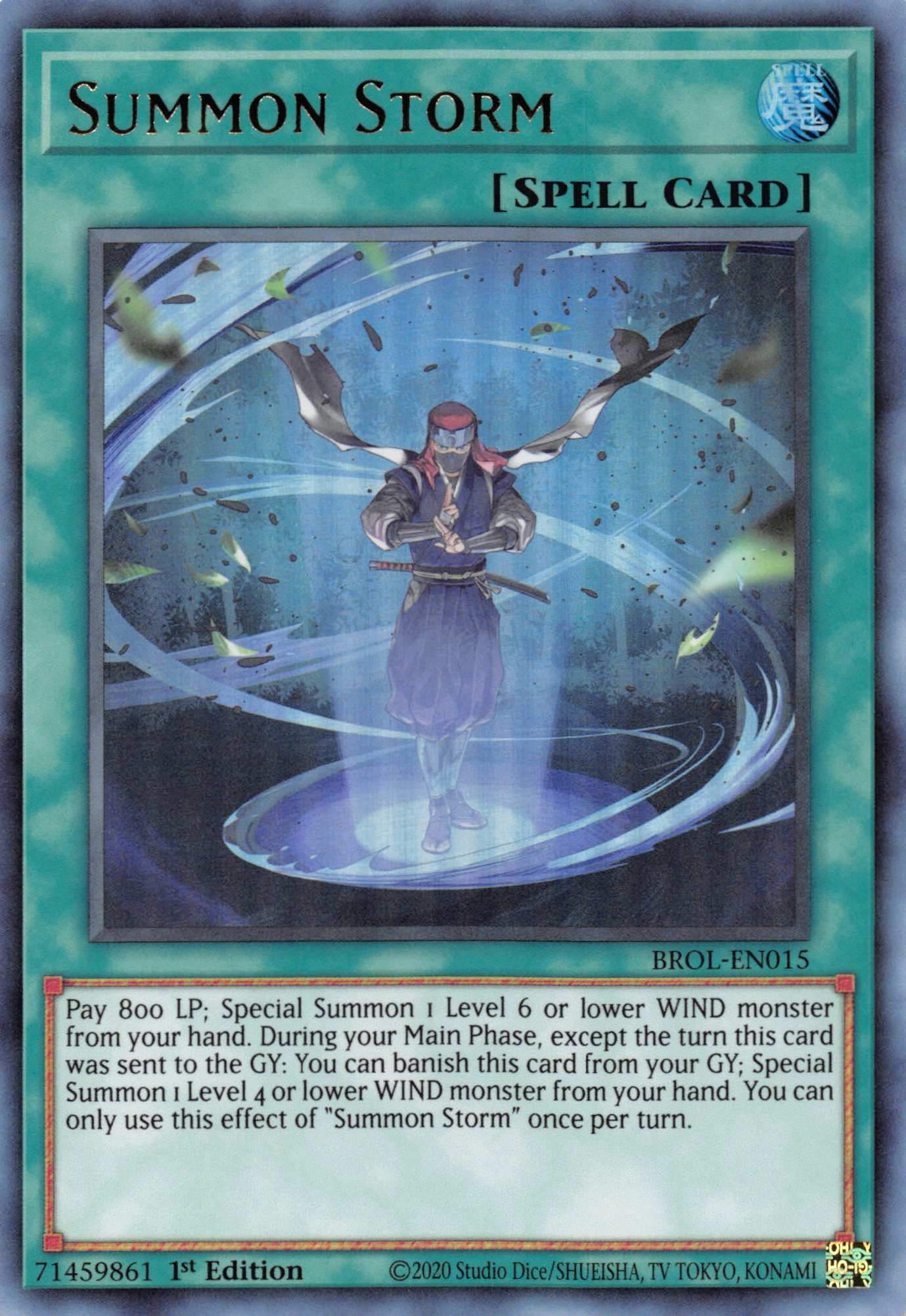 Summon Storm [BROL-EN015] Ultra Rare | Jomio and Rueliete's Cards and Comics