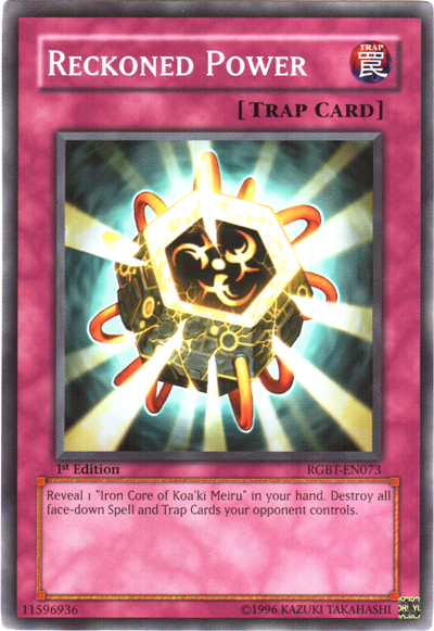 Reckoned Power [RGBT-EN073] Common | Jomio and Rueliete's Cards and Comics