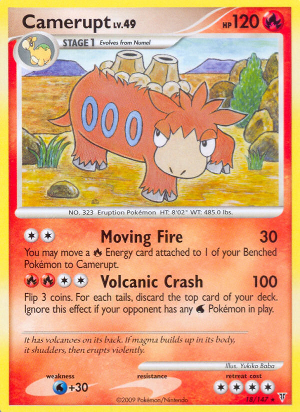 Camerupt (18/147) [Platinum: Supreme Victors] | Jomio and Rueliete's Cards and Comics