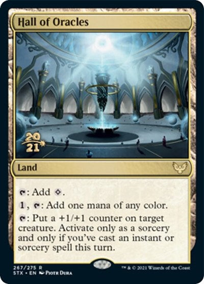 Hall of Oracles [Strixhaven: School of Mages Prerelease Promos] | Jomio and Rueliete's Cards and Comics