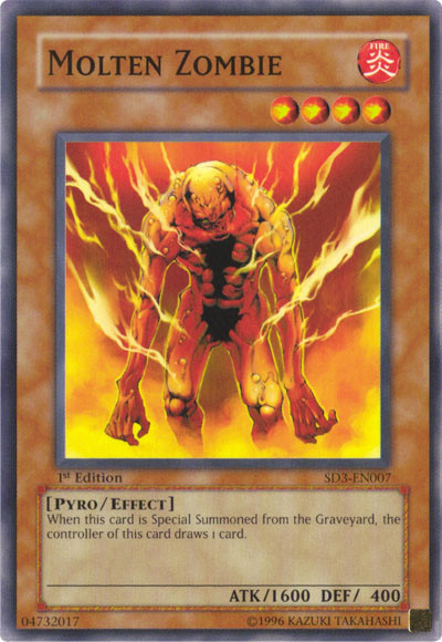 Molten Zombie [SD3-EN007] Common | Jomio and Rueliete's Cards and Comics
