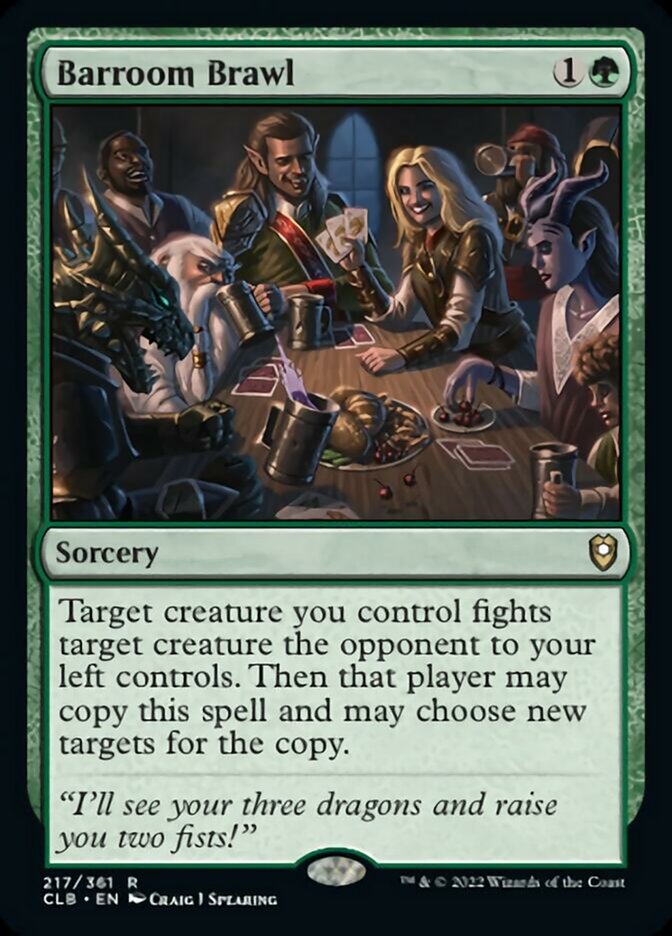 Barroom Brawl [Commander Legends: Battle for Baldur's Gate] | Jomio and Rueliete's Cards and Comics