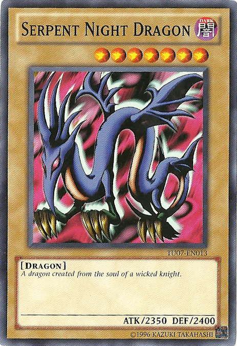 Serpent Night Dragon [TU07-EN013] Common | Jomio and Rueliete's Cards and Comics