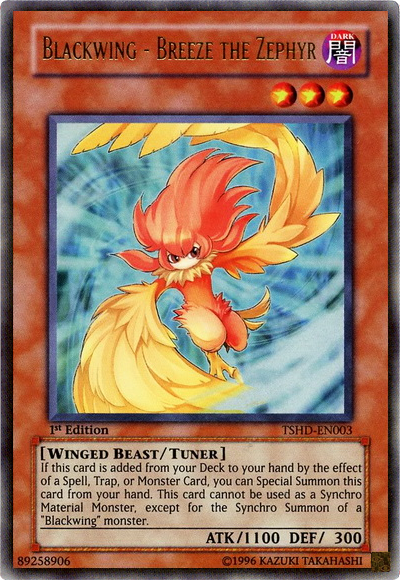 Blackwing - Breeze the Zephyr [TSHD-EN003] Ultra Rare | Jomio and Rueliete's Cards and Comics