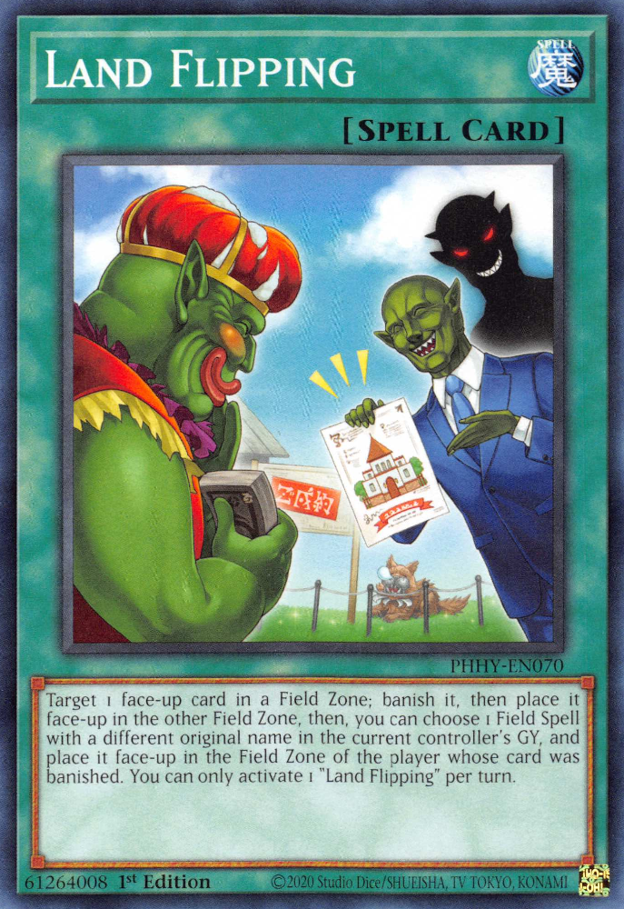 Land Flipping [PHHY-EN070] Common | Jomio and Rueliete's Cards and Comics
