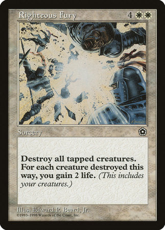 Righteous Fury [Portal Second Age] | Jomio and Rueliete's Cards and Comics