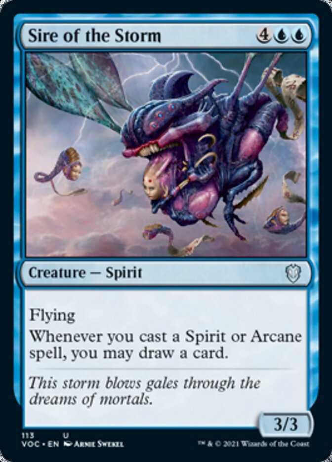 Sire of the Storm [Innistrad: Crimson Vow Commander] | Jomio and Rueliete's Cards and Comics