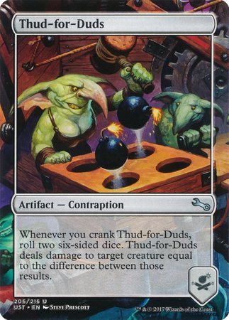 Thud-for-Duds [Unstable] | Jomio and Rueliete's Cards and Comics