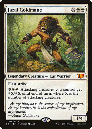 Jazal Goldmane [Commander 2014] | Jomio and Rueliete's Cards and Comics