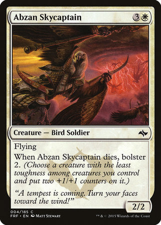 Abzan Skycaptain [Fate Reforged] | Jomio and Rueliete's Cards and Comics