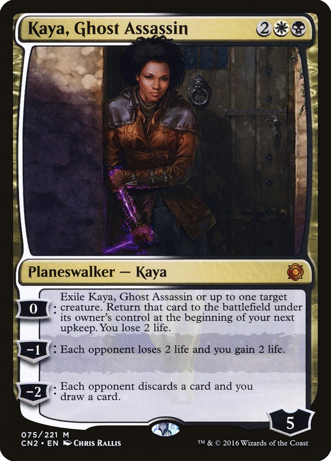 Kaya, Ghost Assassin (075/221) [Conspiracy: Take the Crown] | Jomio and Rueliete's Cards and Comics