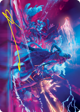 Prismari Command Art Card (Gold-Stamped Signature) [Strixhaven: School of Mages Art Series] | Jomio and Rueliete's Cards and Comics