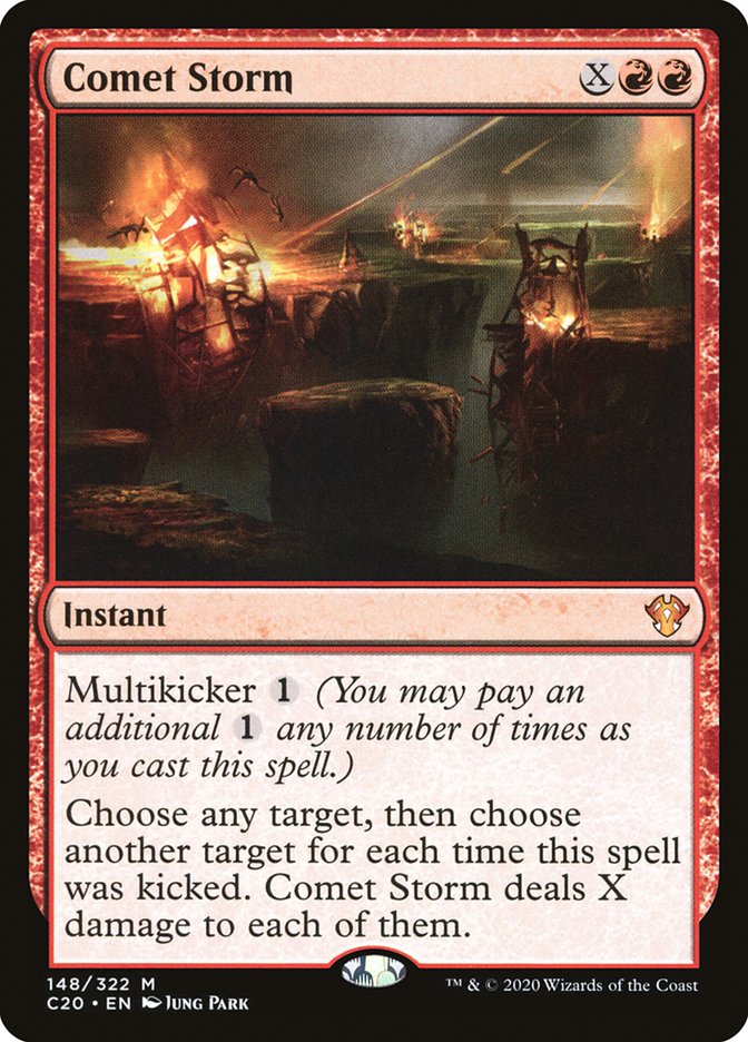 Comet Storm [Commander 2020] | Jomio and Rueliete's Cards and Comics