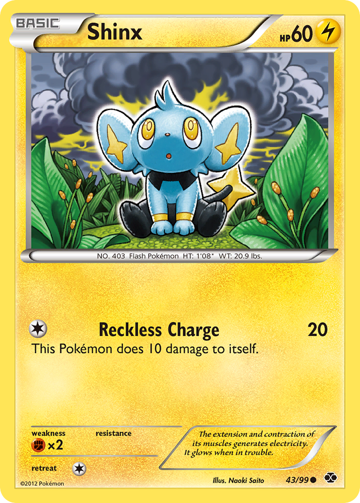 Shinx (43/99) [Black & White: Next Destinies] | Jomio and Rueliete's Cards and Comics