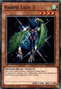 Harpie Lady 3 [LDS2-EN070] Common | Jomio and Rueliete's Cards and Comics
