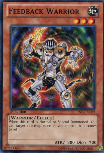 Feedback Warrior [YS12-EN009] Common | Jomio and Rueliete's Cards and Comics